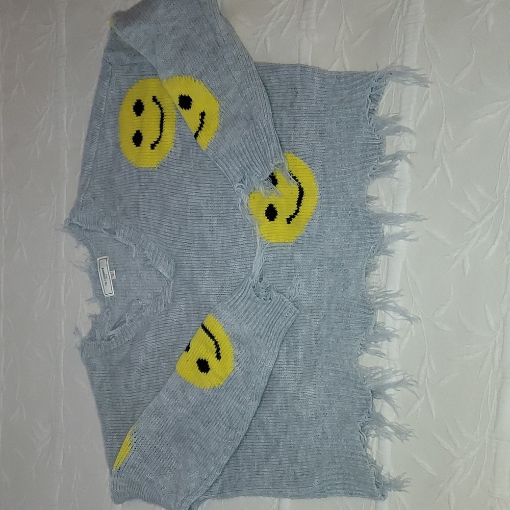 No Comment Crop Sweater - Picture 8 of 9